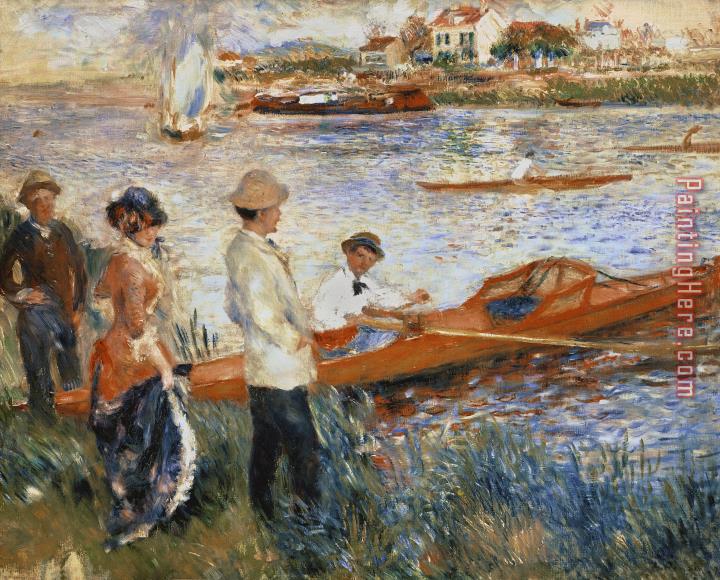 Pierre Auguste Renoir Oarsmen at Chatou